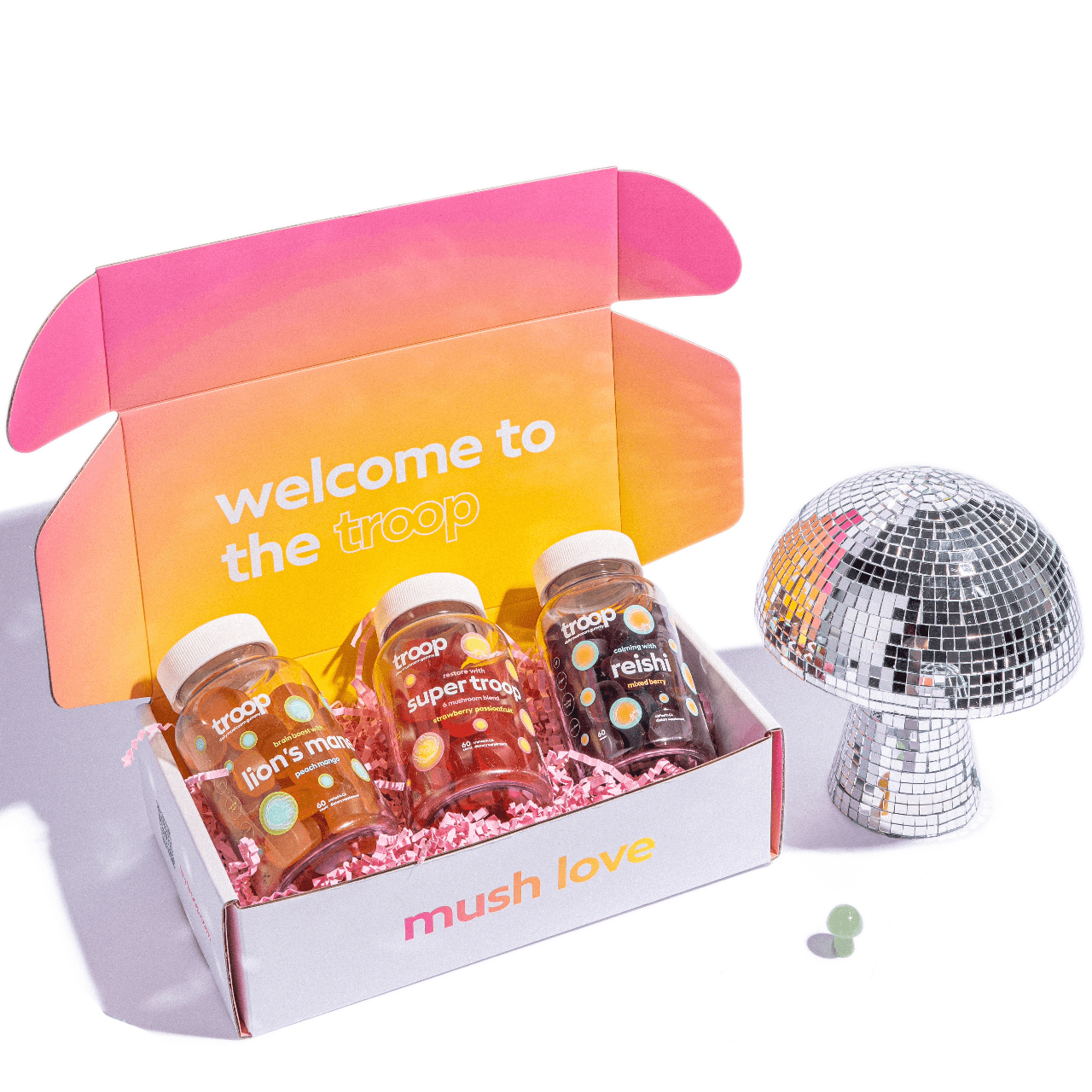 Super Pack + Disco Bundle - Lion's Mane, Super Troop, Reishi - Troop